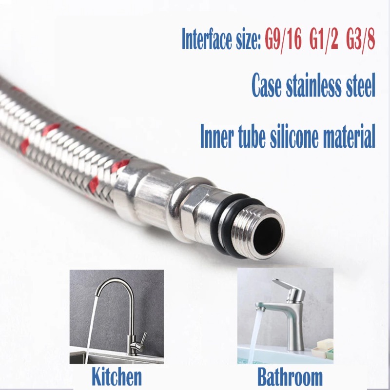 2PCS 60cm Flexible Plumbing Pi - Flexible Hose Braided review and price