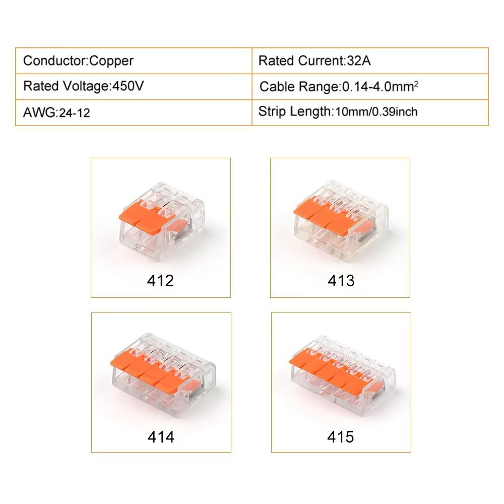 10Pcs 2/3/4/5 Pins Electrical  - Push Fit Connector review and price