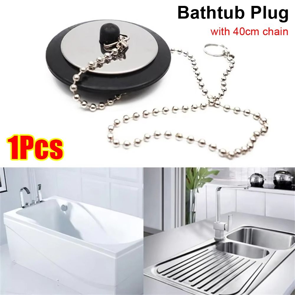 1Pcs New Rubber Tub Stopper Un - Drain Pipe Clip review and price