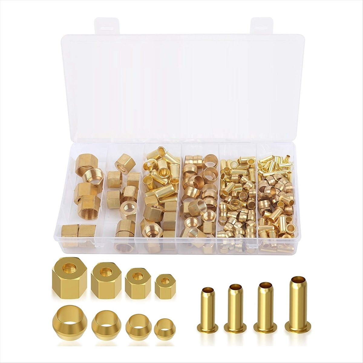 AT16 180PCS Compression Fittin - Compression Fitting Brass review and price