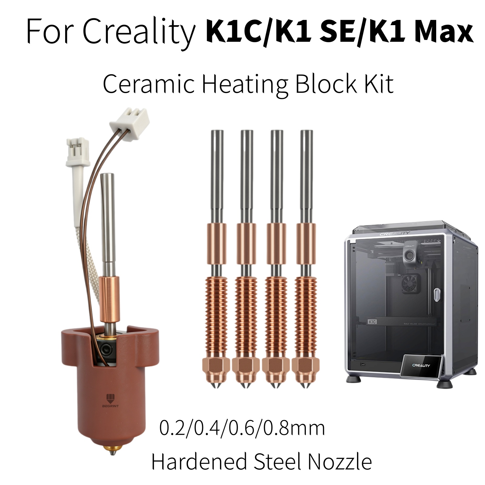 For Creality K1C K1 MAX Hotend - Creality Printer K1 review and price